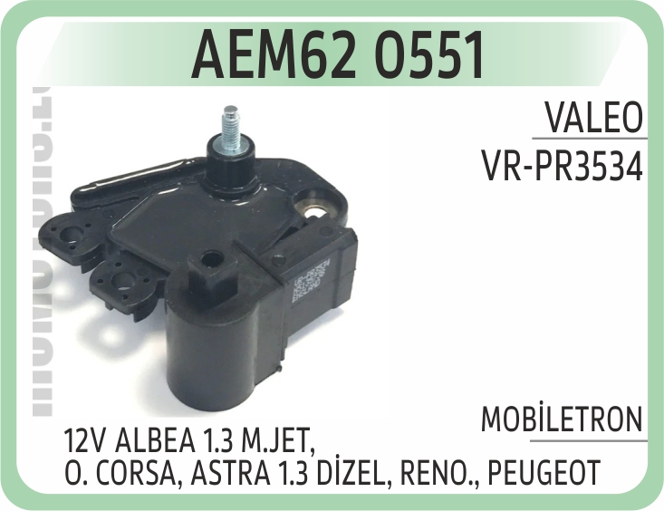 AEM62 0551 KONJEKTOR ALBEA 1.3 M.JET, O. CORSA, ASTRA 1.3 DİZ